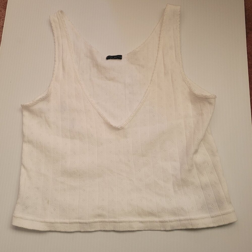 Brandy Melville Diamond Eyelet Tank